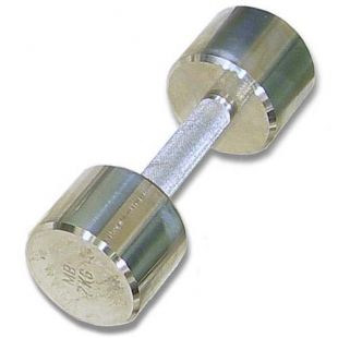 Гантель хромированная Barbell MB-FitM-7 для фитнеса 7 кг