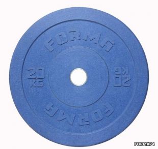 Диск бамперный 20 кг Forma (синий)