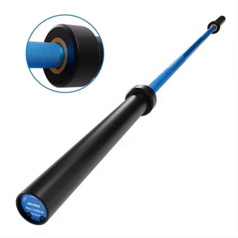 Гриф олимпийский прямой 220 см до 680 кг OKPRO OK5002-1 (красный)