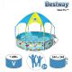 Бассейн каркасный Bestway Steel Pro, с навесом, 244 х 51 см