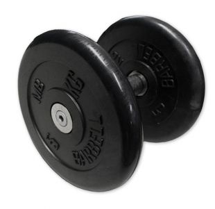 Гантель неразборная Barbell MB-FdbM-B11 черная 11 кг