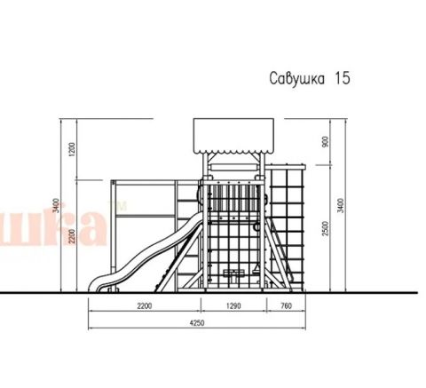 Детская площадка Савушка 15 COMFORT