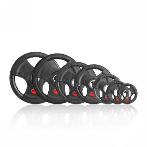 Диск обрезиненный с тройным хватом Gymmaster ANA-008 5кг