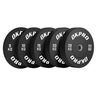 Диск бамперный резиновый 10 кг OKPRO OK2006-1