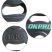 Диск обрезиненный с хватами 25 кг OKPRO OK2009E