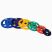Диск полиуретановый Gymmaster ANA-011 10 кг