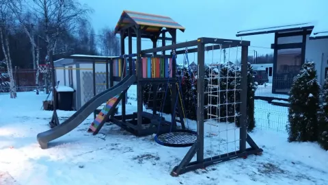 Детская площадка Савушка 3 (BLACK EDITION)