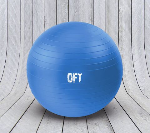 Гимнастический мяч Original FitTools 75 см синий