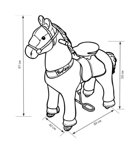 Лошадка Поницикл (Ponycycle) Звездочка 4182 (U426)
