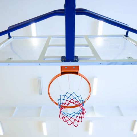 Ферма для баскетбольного щита игрового на растяжках вынос 500 мм Zavodsporta