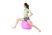 Гимнастический мяч MD Buddy MD1225 55 см