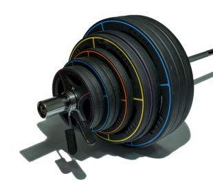Штанга олимпийская 225 кг Original Fit.Tools FT-OLYSET-225 (диски-TPU)