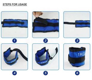 Утяжелители для ног OKPRO OK1718 1 кг
