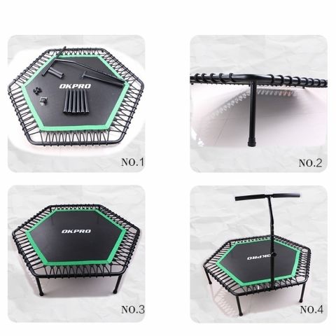 Батут для фитнеса с ручкой OKPRO OK0068B