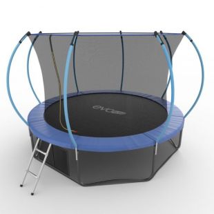 Батут EVO JUMP External 12ft + Lower net (зеленый/синий)