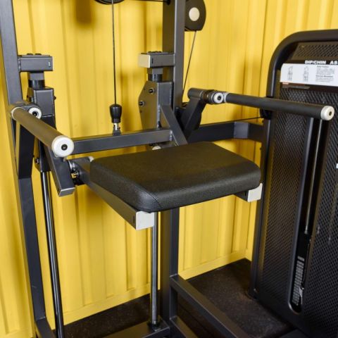 Тренажер турник - брусья DHZ Fitness с противовесом. 