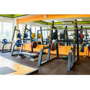 Стойка для приседаний с ограничителями DHZ Fitness U-3050 