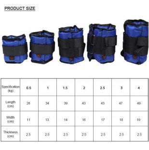 Утяжелители для ног OKPRO OK1718 1,5 кг