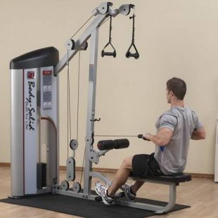 Верхняя и нижняя тяга Body-Solid S2LAT-1 с весовым стеком 72,5 кг