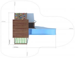 Детская игровая площадка Taälo серия А1 модель 1